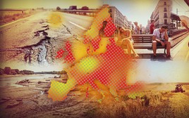 Nắng nóng kỷ lục đang khiến kinh tế châu Âu ‘tan chảy’