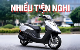 Honda SCR125 2026 ra mắt: Kiểu dạng gợi đến dòng xe Attila, dùng máy 125 cc giống 'ninja' Lead