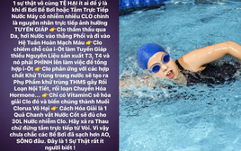 MXH xôn xao thông tin clo trong nước máy, hồ bơi có thể ngấm qua da gây bệnh tuyến giáp: Các bác sĩ lên tiếng bác bỏ