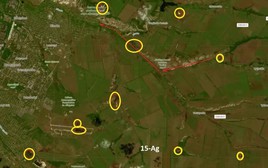 Lửa cháy khắp cửa ngõ tiến vào Kramatorsk