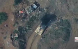 Houthi đánh hỏng nặng xe tăng Abrams của Saudi Arabia bằng UAV