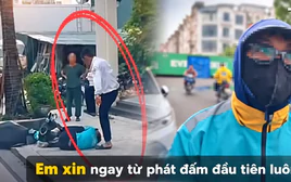 Shipper bị hành hung ở Hà Nội: 'Em đã xin ngay từ cú đấm đầu tiên'