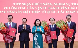 Bộ Chính trị, Ban Bí thư điều động, chỉ định 3 Phó Bí thư Đảng ủy MTTQ, các đoàn thể Trung ương