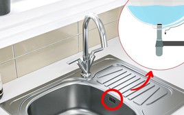 Công dụng quan trọng của chiếc lỗ nhỏ trên bồn rửa bát: Nhiều người không nghĩ ra