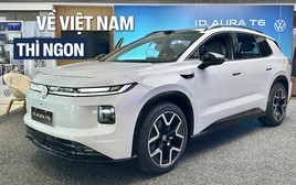 SUV mới của Volkswagen ngang cỡ Santa Fe có giá khởi điểm quy đổi hơn 520 triệu đồng: 3 màn khủng, ghế massage, chạy 660km/sạc