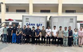 Bắt Lê Quang Trọng SN 2000 và 29 người trong chuyên án phức tạp, tang vật thu giữ đặc biệt lớn
