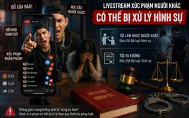 Livestream xúc phạm người khác có thể bị xử lý hình sự