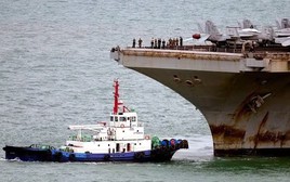 Truyền thông Iran: Tàu sân bay Mỹ bị đánh trúng ở khoảng cách 500km