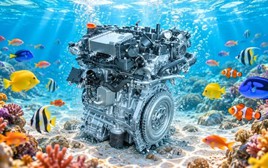 Động cơ cho xe hybrid chạy được dưới nước