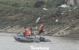 Tìm thấy thi thể người được Thiếu tá quân đội lao xuống sông cứu