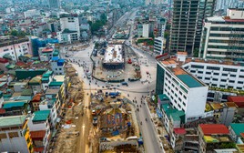 Hà Nội cho xe đi vào làn BRT tại nút Láng Hạ - Giảng Võ