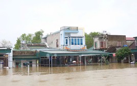 Lũ trên sông Hoàng Long đạt đỉnh, nhiều nhà dân Ninh Bình chìm trong biển nước