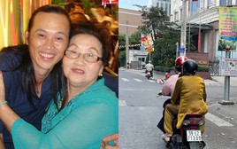 Mẹ Hoài Linh U90 vẫn đi xe máy dạo phố