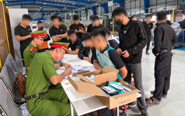 Công an bất ngờ kiểm tra hàng trăm người thuộc 3 công ty