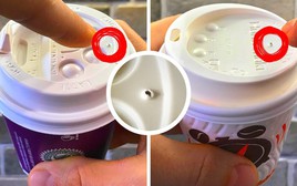 Hơn 90% người dùng không biết công dụng của chiếc lỗ nhỏ trên nắp ly cà phê, trà sữa mang đi