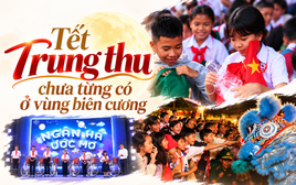 Tết Trung thu chưa từng có ở vùng biên giới giáp Lào: Hàng nghìn người hợp sức làm điều đặc biệt cho 1.700 trẻ em