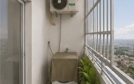 Lời khuyên cho những gia đình đang để cục nóng điều hòa ngoài ban công, lô gia