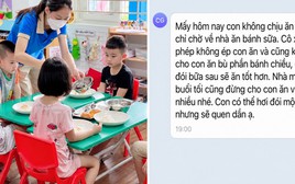 Tin nhắn của cô giáo đề xuất cắt bữa phụ vì con không chịu ăn khiến hội mẹ bỉm tranh luận không ngừng nghỉ