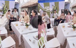 Cụ bà che mặt khóc như mưa khi cháu gái lấy chồng, dân mạng muốn khóc theo