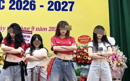 Tiết mục nhảy khai giảng gây tranh cãi, Hiệu trưởng THPT Tiên Du số 1 lên tiếng