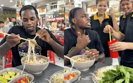 1 triệu người xem nhân viên phở Lệ “giải cứu” vị khách Tây lần đầu ăn phở Việt Nam