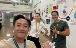 Cường Đô La đi họp phụ huynh cùng Hồ Ngọc Hà: "Cảm ơn vợ yêu Đàm Thu Trang vì bao dung"