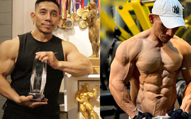 Chế độ ăn ngày 7 bữa “phát sợ” giúp Phạm Văn Mách 6 lần vô địch thế giới, nhìn thể hình hiện tại ở tuổi 50 mới choáng