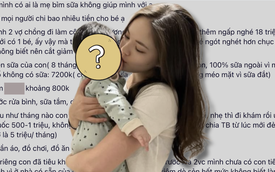 Tiền sữa hàng tháng cho con "bóp nát" ngân sách chi tiêu của đôi vợ chồng lương 18 triệu