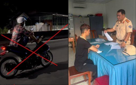 Thích "làm người nổi tiếng" trên MXH, thanh niên nhận ngay biên bản phạt, bị "bóc" hàng loạt vi phạm