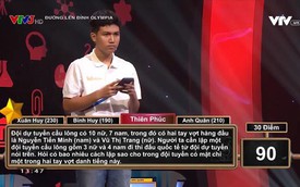 Câu hỏi toán học 20 giây ở phần thi Về đích khiến cả 4 thí sinh Olympia "câm nín", dân mạng tranh cãi nảy lửa