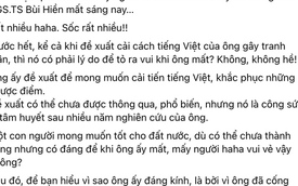 Không thể chấp nhận thái độ vô cảm trước một trí thức vừa nằm xuống!