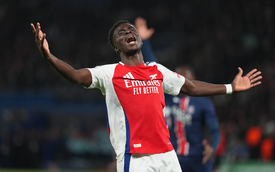 Arsenal lại thua cay đắng trước PSG, chính thức tan mộng châu Âu