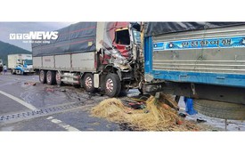 Tài xế xe tải vượt ẩu gây tai nạn liên hoàn trên tuyến La Sơn - Túy Loan