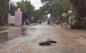 Tỉnh lộ 4A cứ vá xong lại hỏng