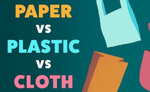 Túi nhựa, túi giấy, túi vải - dùng loại nào mới đúng là bảo vệ môi trường? Câu trả lời không giống như bạn nghĩ đâu