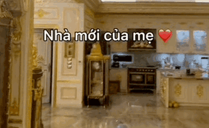 Choáng nặng vì độ giàu có của mẹ kế "Tây cột điện" khi sở hữu biệt thự "dát vàng"