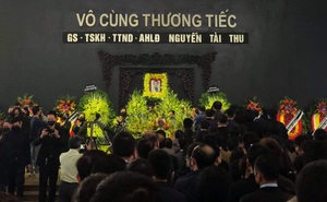 Tiễn biệt Giáo sư Nguyễn Tài Thu về nơi an nghỉ cuối cùng