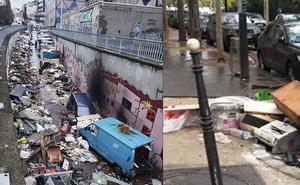 Những hình ảnh gây sốc cho thấy thành phố Paris hoa lệ 'ngập trong rác' khiến cộng đồng mạng thất vọng tràn trề, chuyện gì đang xảy ra?
