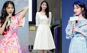 4 mẫu váy được cô nàng IU mê diện nhất: Toàn những kiểu xinh, dễ mặc lại ''hack'' dáng tài tình