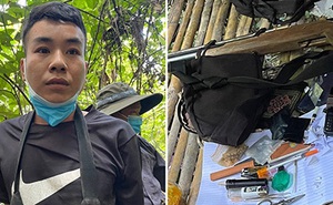 Dựng lán trại, trang bị vũ khí nóng trong rừng sâu để bán ma tuý