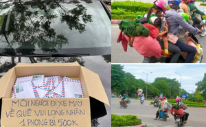 Xót xa cảnh người dân vạ vật chạy xe máy vượt hàng ngàn km về Nghệ An tránh dịch và những tấm phong bì nghĩa tình khiến nhiều người ấm lòng