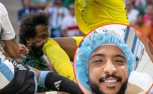Cầu thủ Ả Rập Xê Út vỡ quai hàm, Thái tử đưa sang Đức phẫu thuật