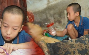 Ngày cuối cùng được ở bên bố của cậu bé 8 tuổi: Tiếng hát trẻ thơ khiến người ta đau lòng
