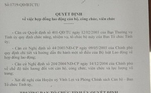 Bạc Liêu: Làm Chánh Văn phòng Huyện ủy hai năm mới thi tuyển công chức