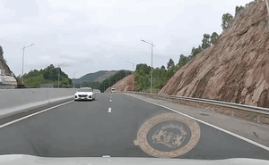 CLIP: Tài xế chạy ngược chiều trên cao tốc có tốc độ tối đa 100 km/giờ