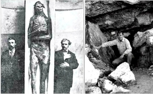 Bí ẩn bộ xương người khổng lồ trên núi đá giữa sa mạc châu Mỹ: Chuyên gia rối trí trăm năm