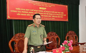 Đại tá Đinh Văn Nơi làm tổ trưởng Tổ công tác đặc biệt