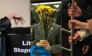 Bộ ảnh 'bàn tay trên tàu điện ngầm': Nhìn bàn tay, biết tâm trạng, tính cách