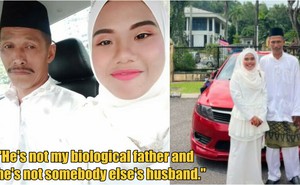 Cô gái Malaysia 25 tuổi gây tranh luận gay gắt khi kết hôn lệch tuổi