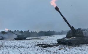 Xem pháo tự hành Msta-SM2 của Nga khai hỏa trong chiến dịch ở Ukraine
